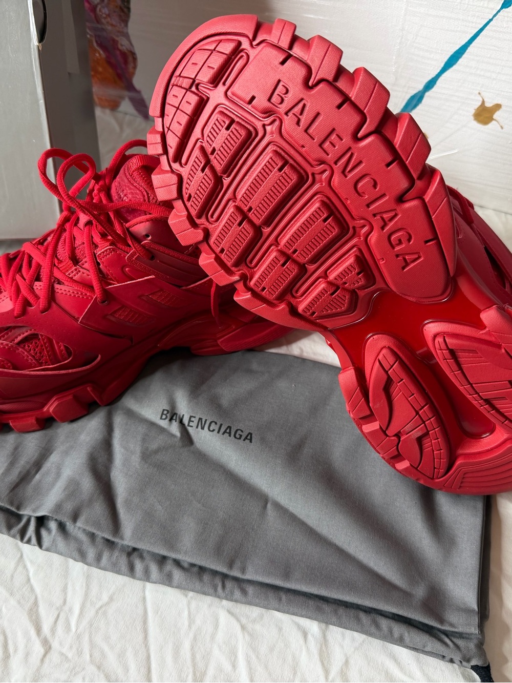 Balenciaga Track Red Sneakers - Picture 2 of 4